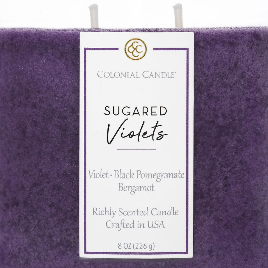Sugared Violets, 8oz, Classic Ovals