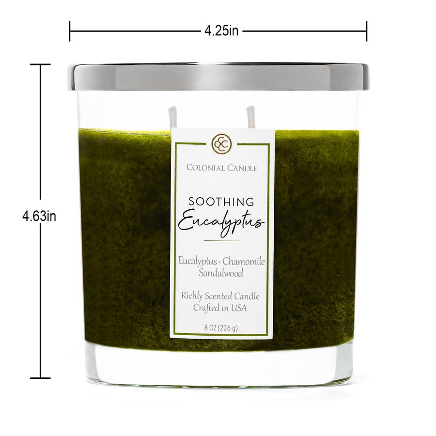 Soothing Eucalyptus, 8oz, Classic Ovals