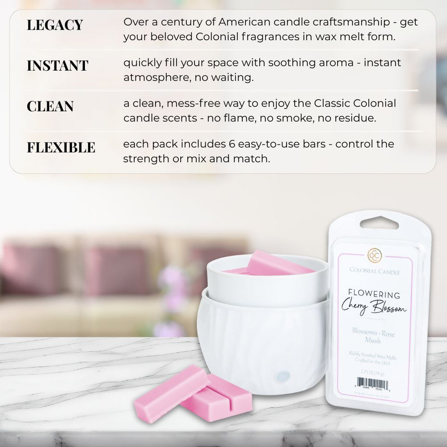 Flowering Cherry Blossom, 2.75oz, Wax Melts