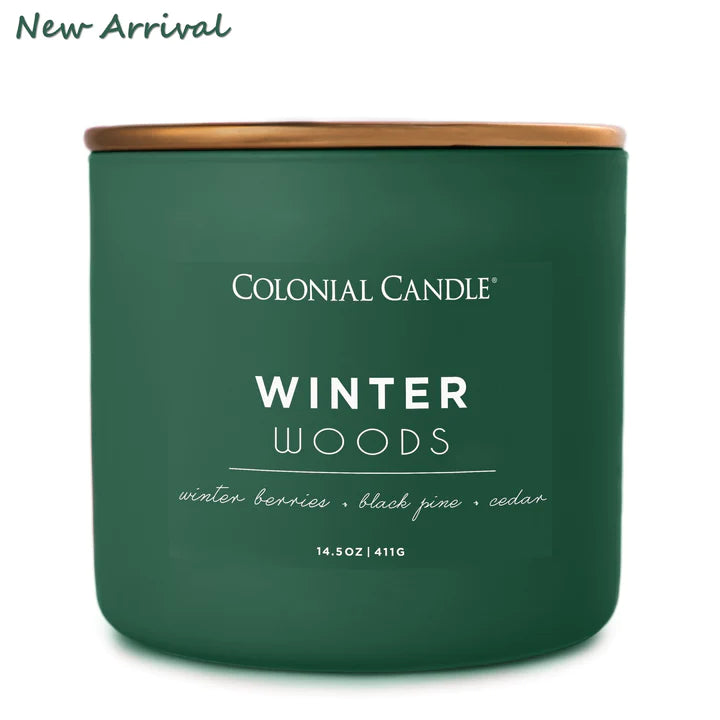 Winter Woods, 14.5oz, Pop of Color