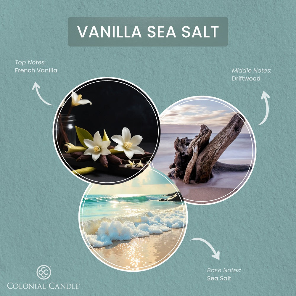 Vanilla Sea Salt, 14.5oz, Pop of Color
