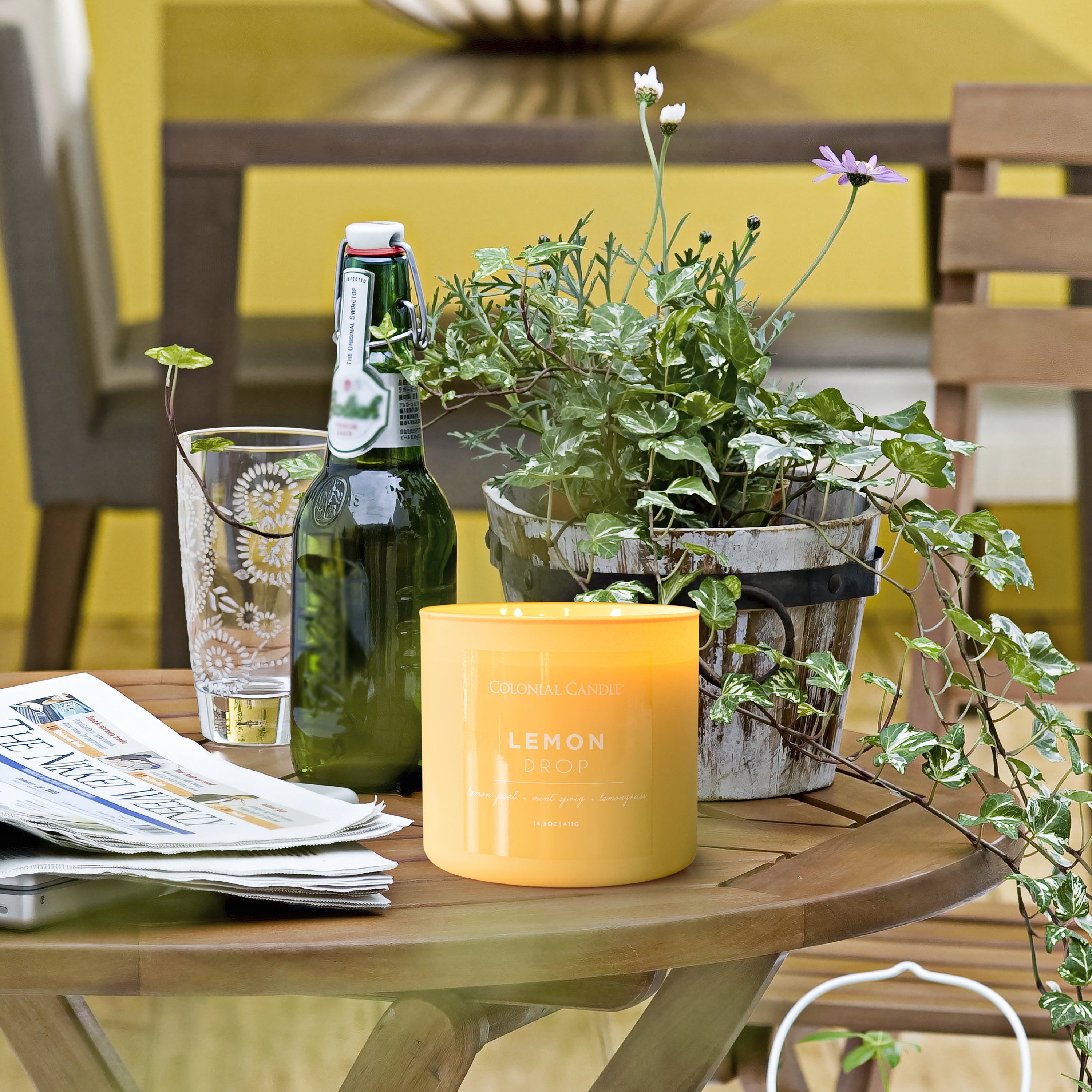 Lemon Drop, 14.5oz, Pop of Color