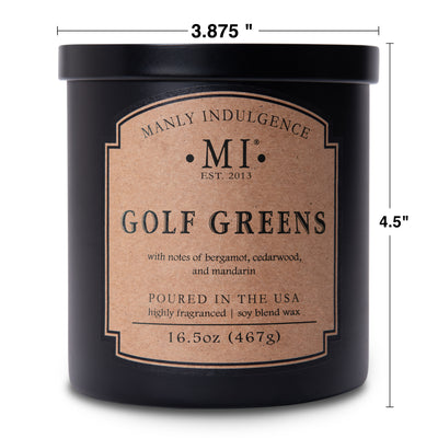 Golf Greens, Manly Indulgence, 16.5oz, Classic+ Collection