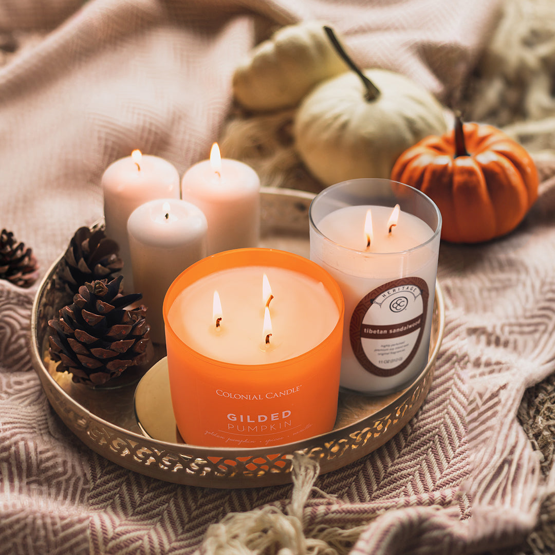 Gilded Pumpkin, 14.5oz, Pop of Color