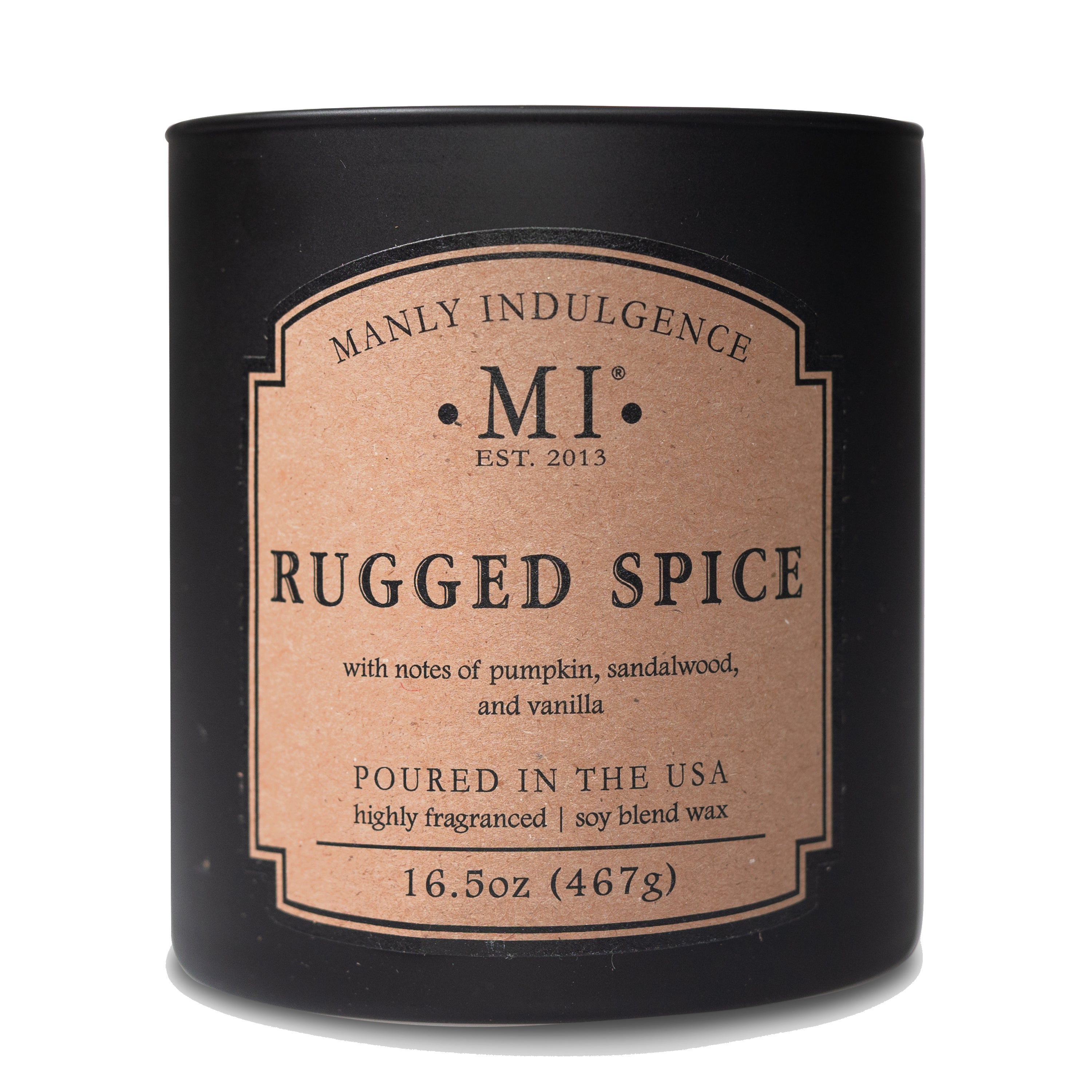 Rugged Spice, Manly Indulgence, 16.5oz, Classic+ Collection