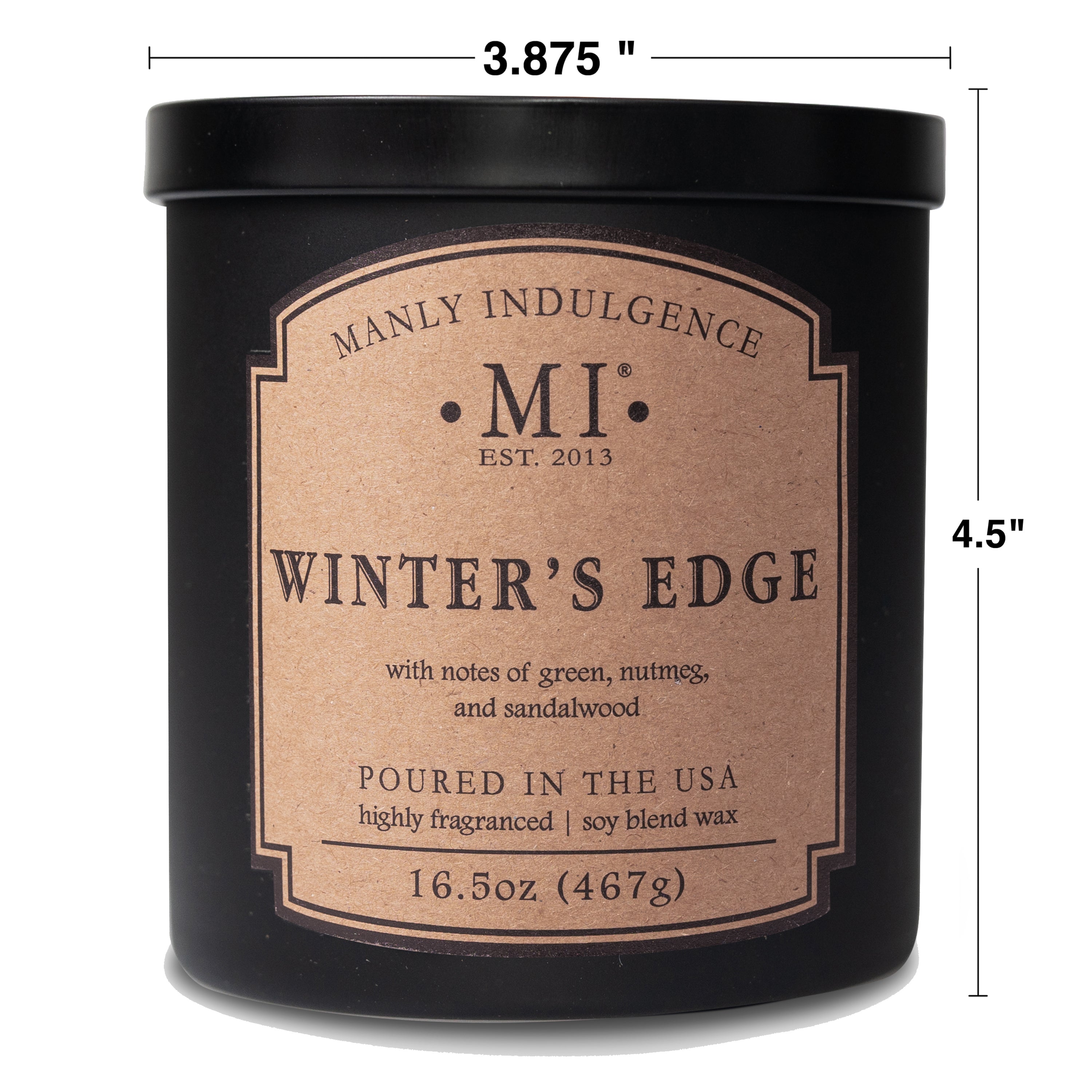 Winter's Edge, Manly Indulgence, 16.5oz, Classic+ Collection