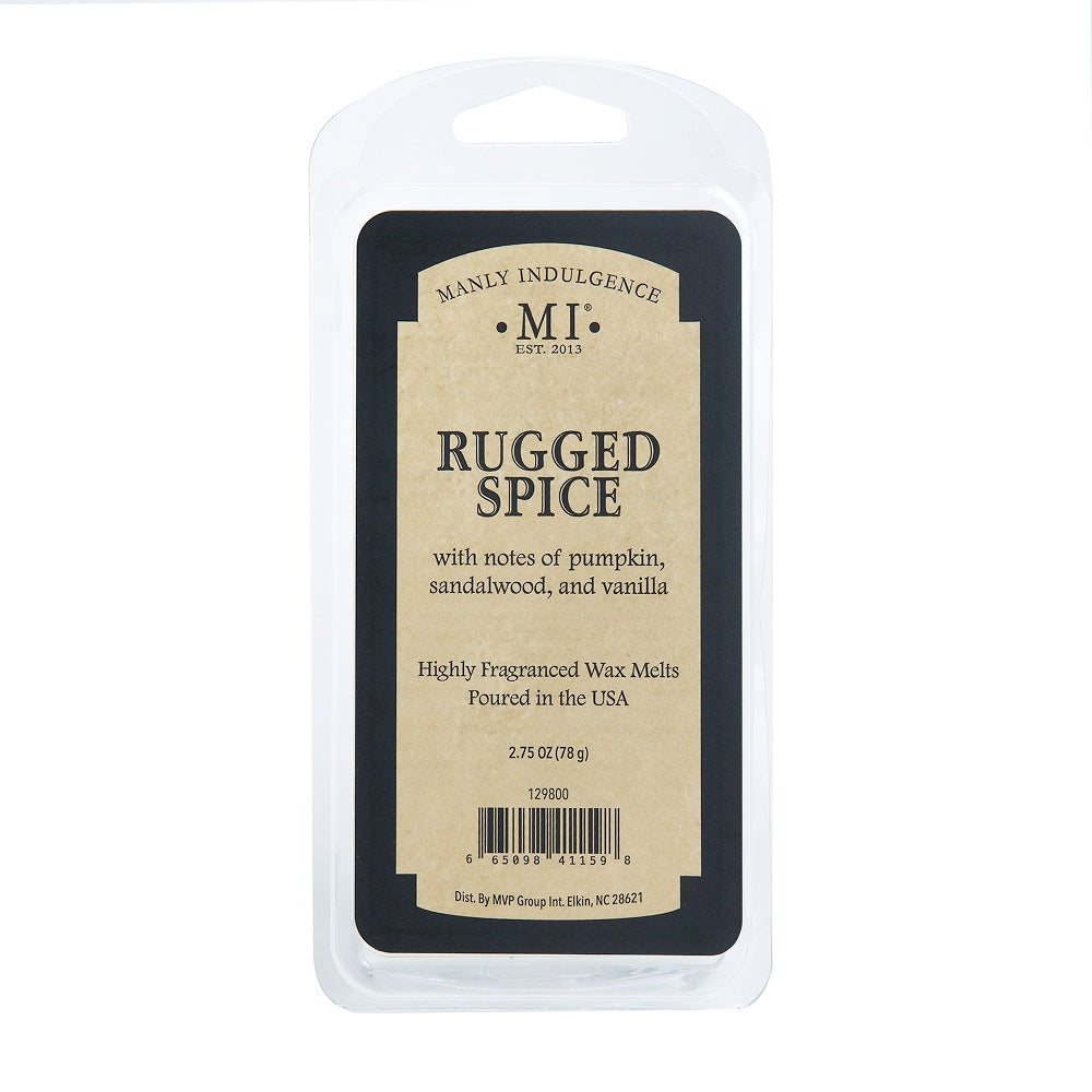 Rugged Spice, 2.75oz, Wax Melt