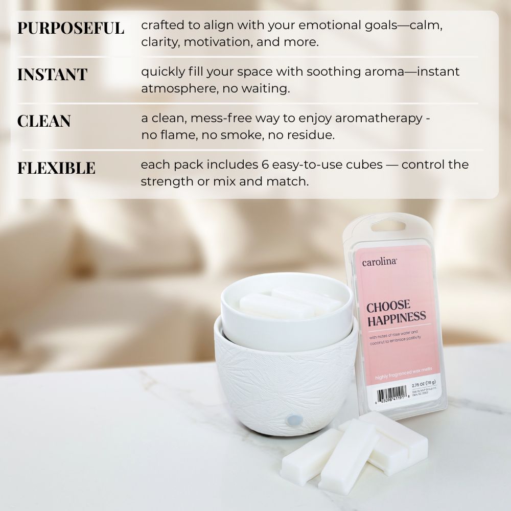 Choose Happiness Wax Melt, 2.75oz, Wellness Collection