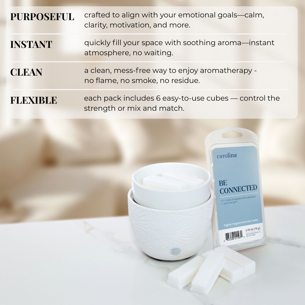 Be Connected Wax Melt, 2.75oz, Wellness Collection