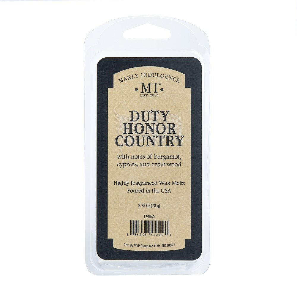Duty, Honor, Country, 2.75oz, Wax Melt