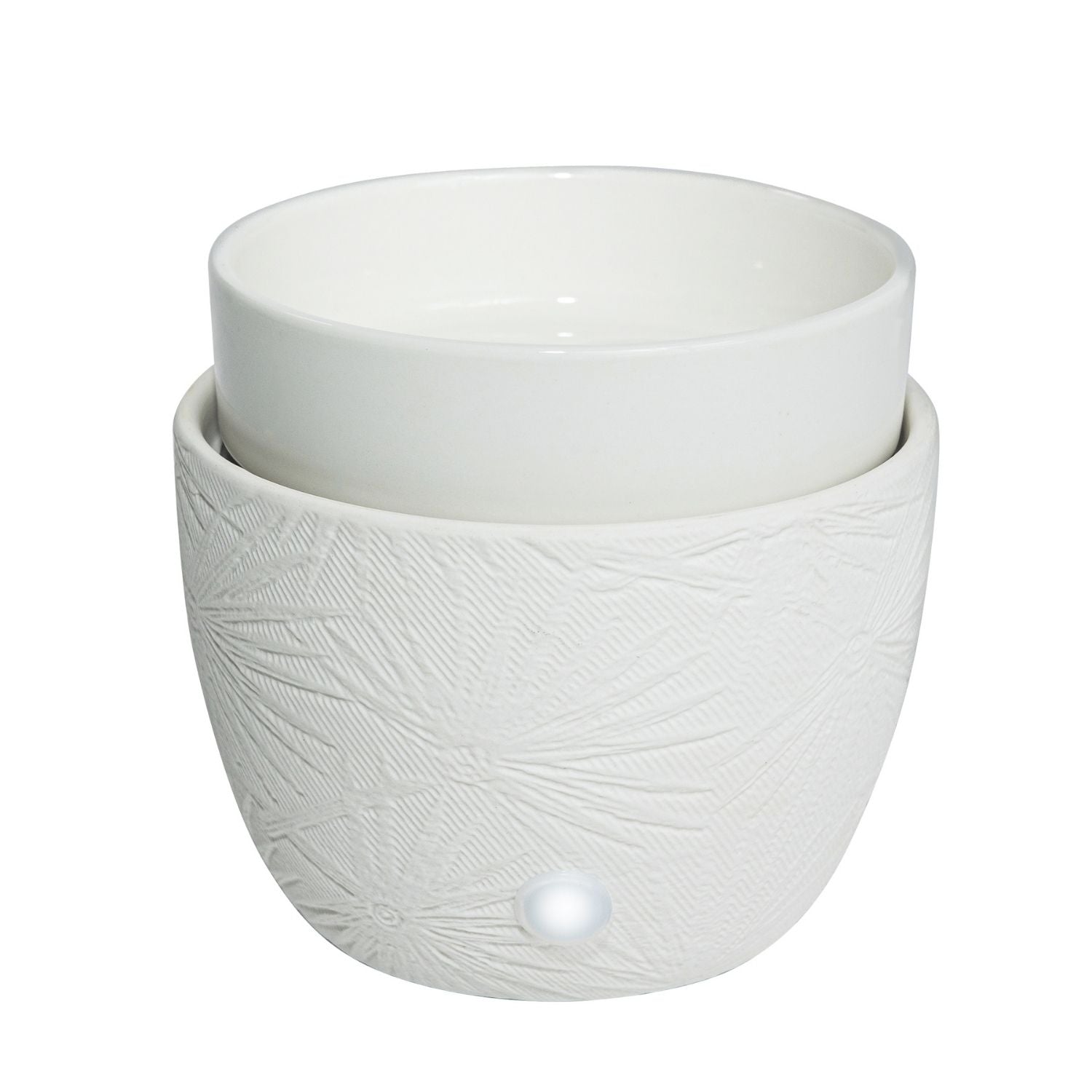 Wellness Multifunctional Botanical Textured White Warmer