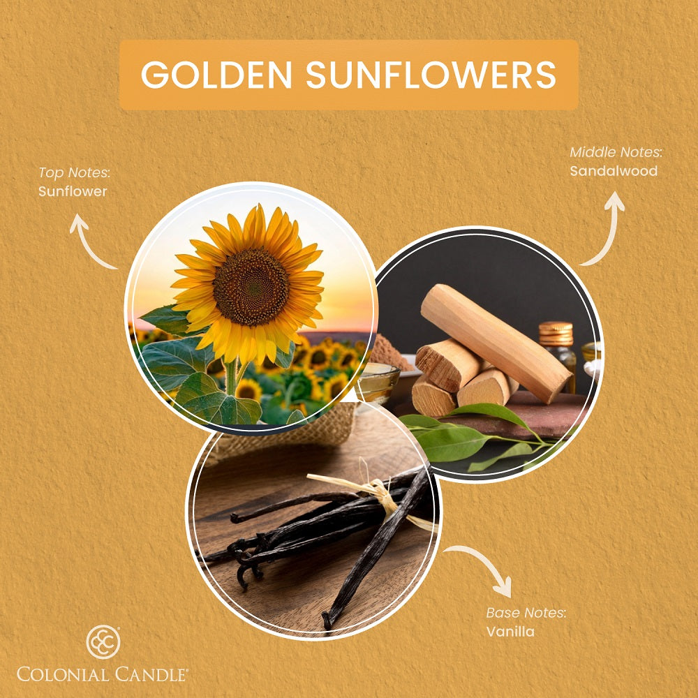 Golden Sunflowers, 14.5oz, Pop of Color