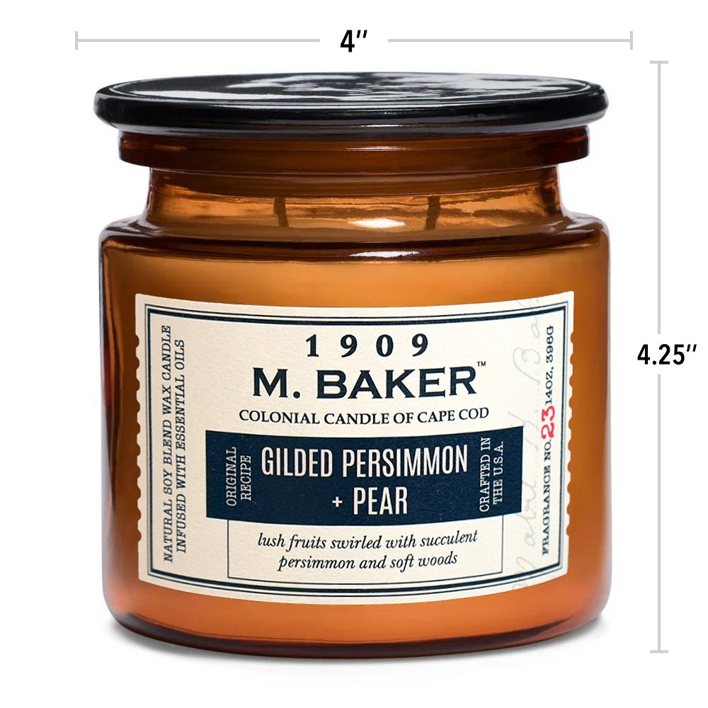 Gilded Persimmon & Pear, 14 oz, M Baker Collection