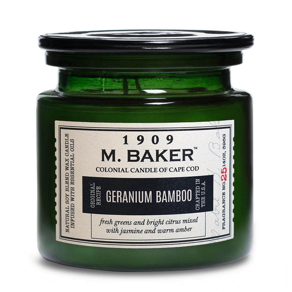Geranium Bamboo, 14 oz, M Baker Collection