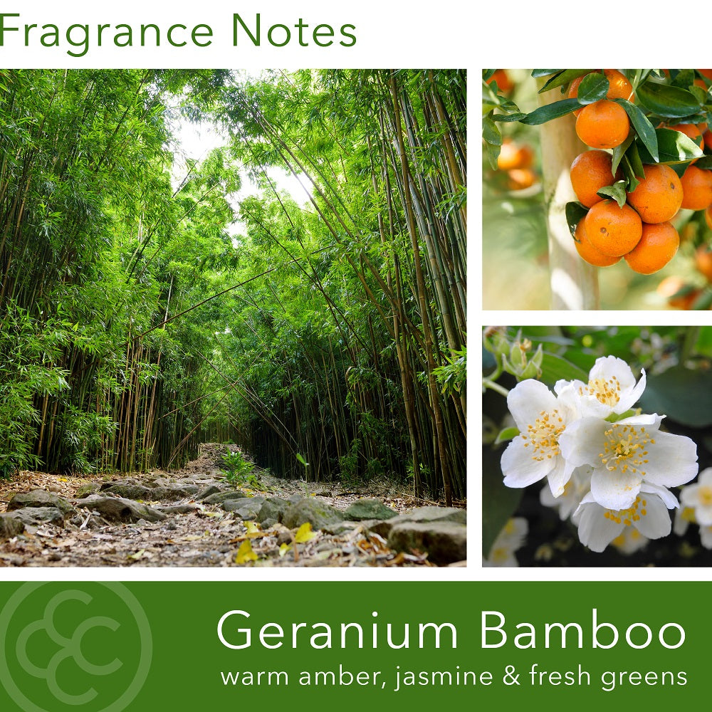 Geranium Bamboo, 14 oz, M Baker Collection