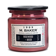 Rosewood & Musk, 14 oz, M Baker Collection