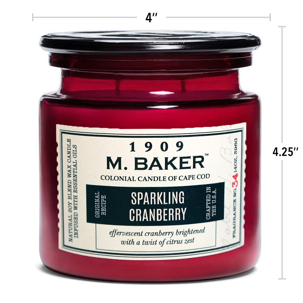 Sparkling Cranberry, 14 oz, M Baker Collection