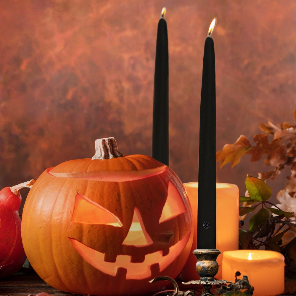 10" Black Handipt Taper, 2 Pack