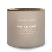 White Oak & Musk, 14.5oz, Pop of Color