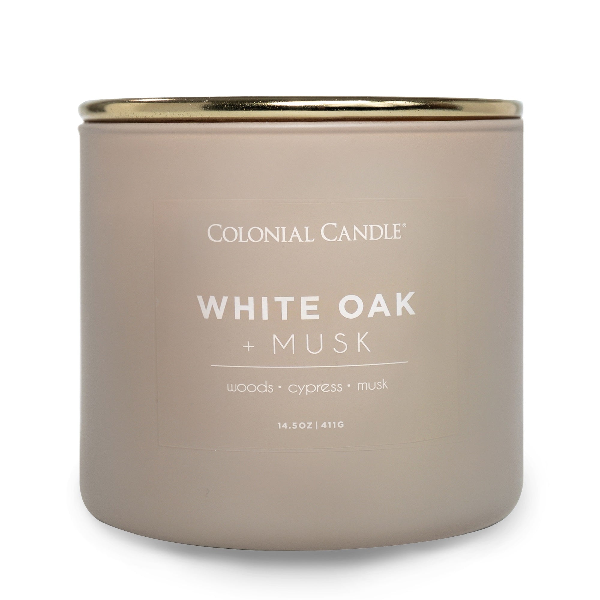 White Oak & Musk, 14.5oz, Pop of Color