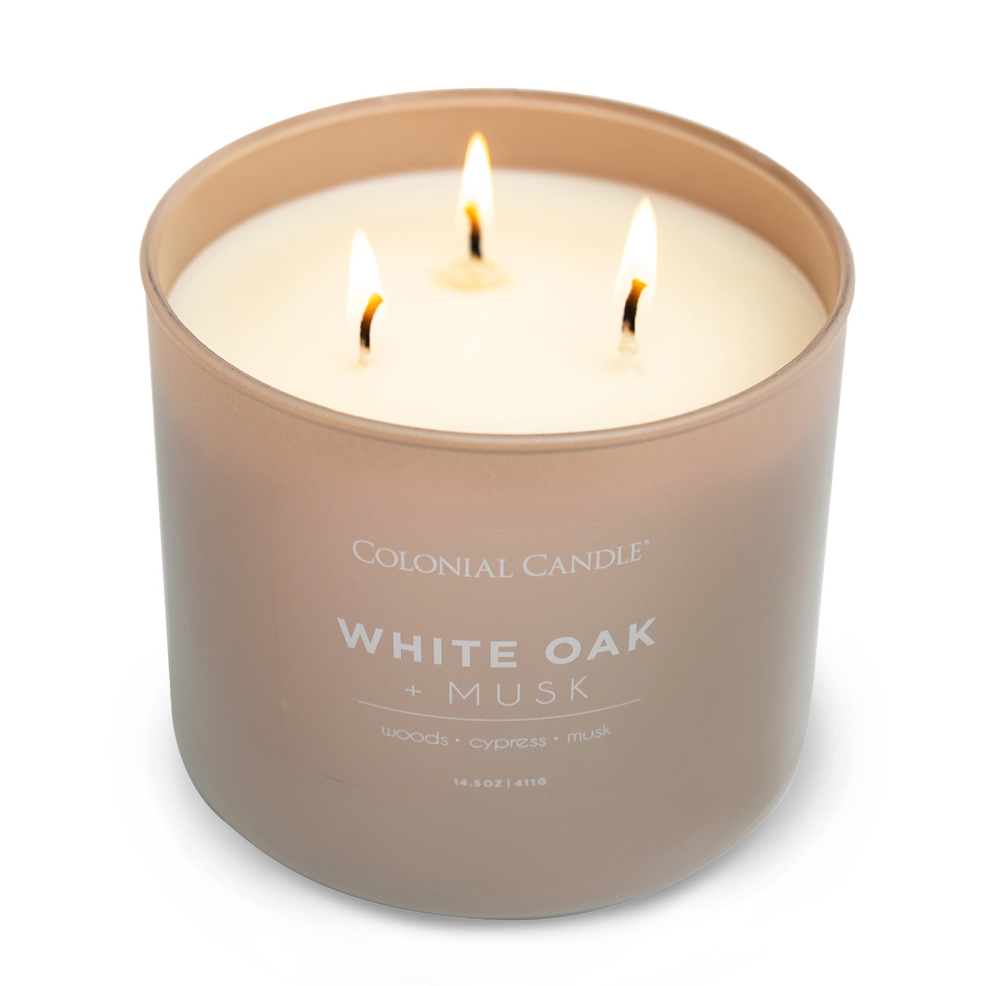 White Oak & Musk, 14.5oz, Pop of Color