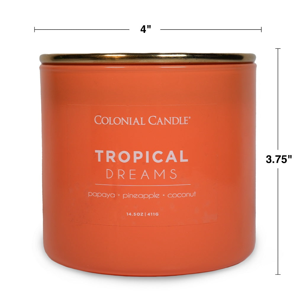 Tropical dreams, 14.5oz, Pop of Color