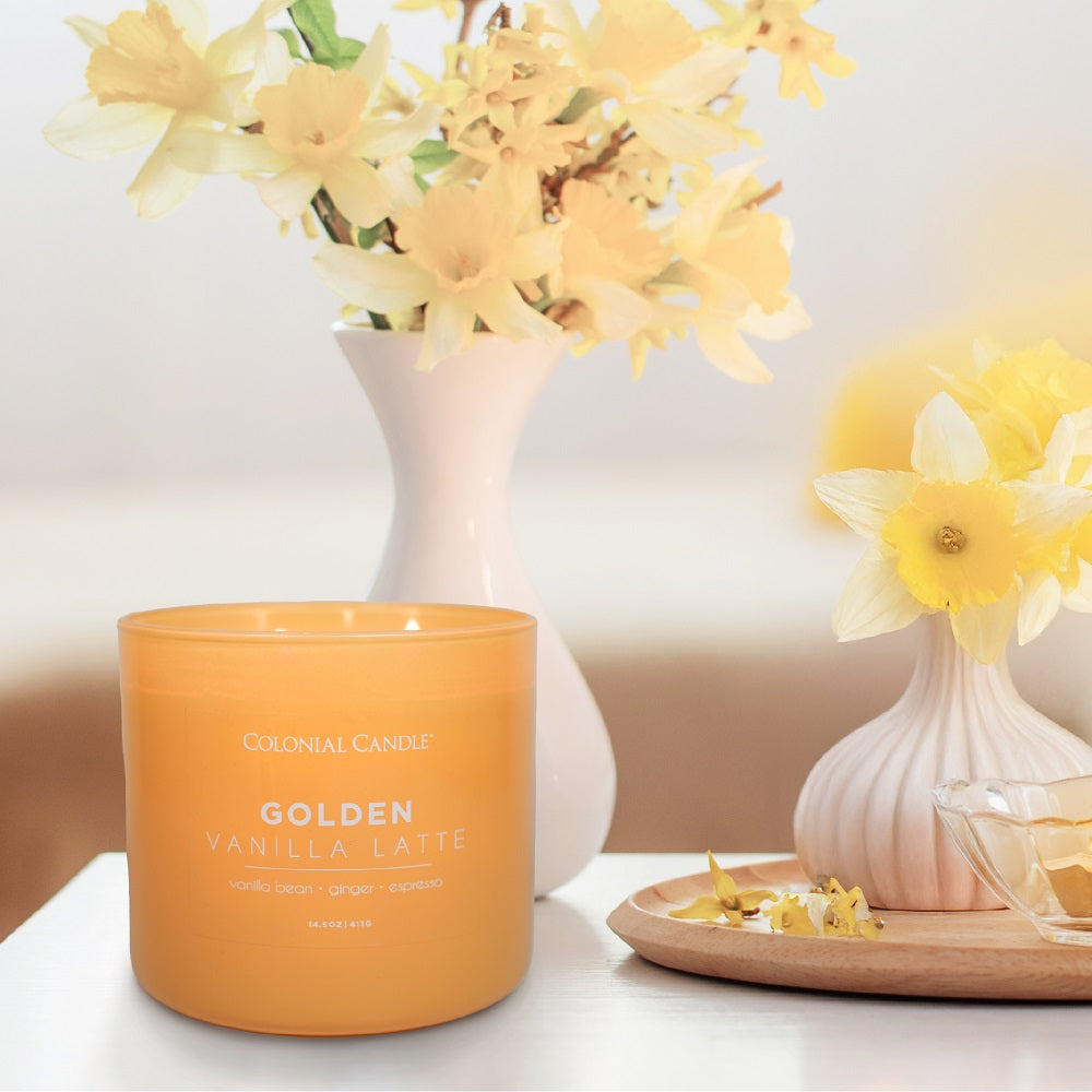 Golden Vanilla Latte, 14.5oz, Pop of Color