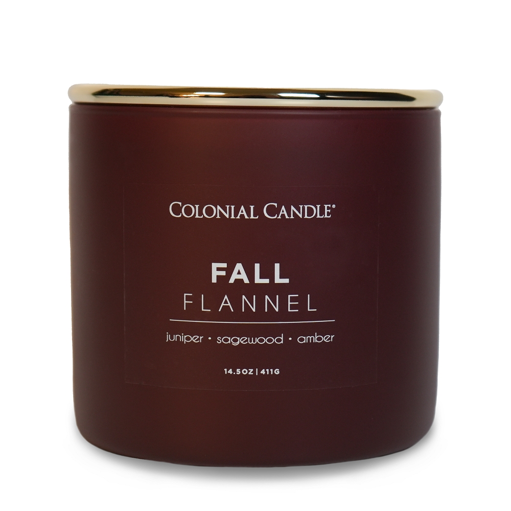 Fall Flannel, 14.5oz, Pop of Color