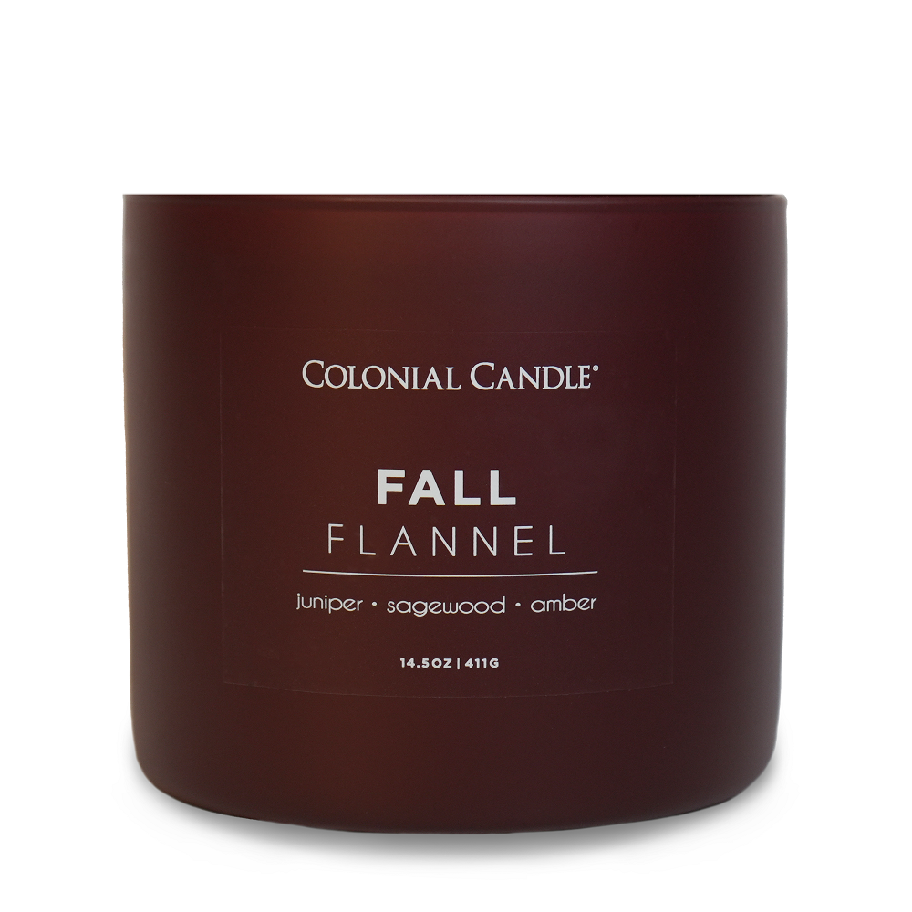 Fall Flannel, 14.5oz, Pop of Color