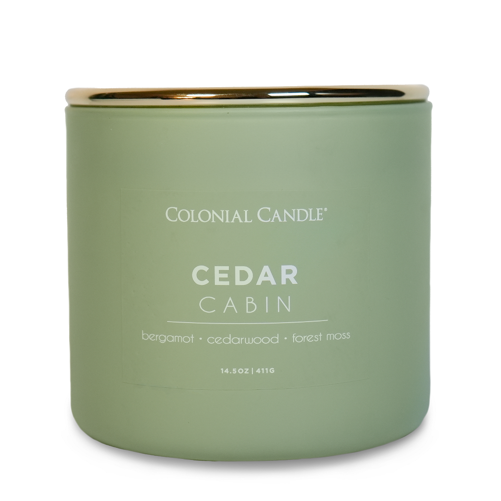 Cedar Cabin, 14.5oz, Pop of Color