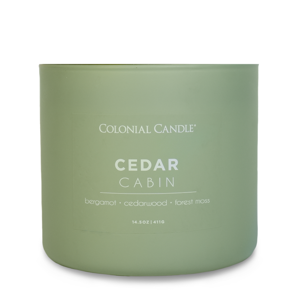 Cedar Cabin, 14.5oz, Pop of Color