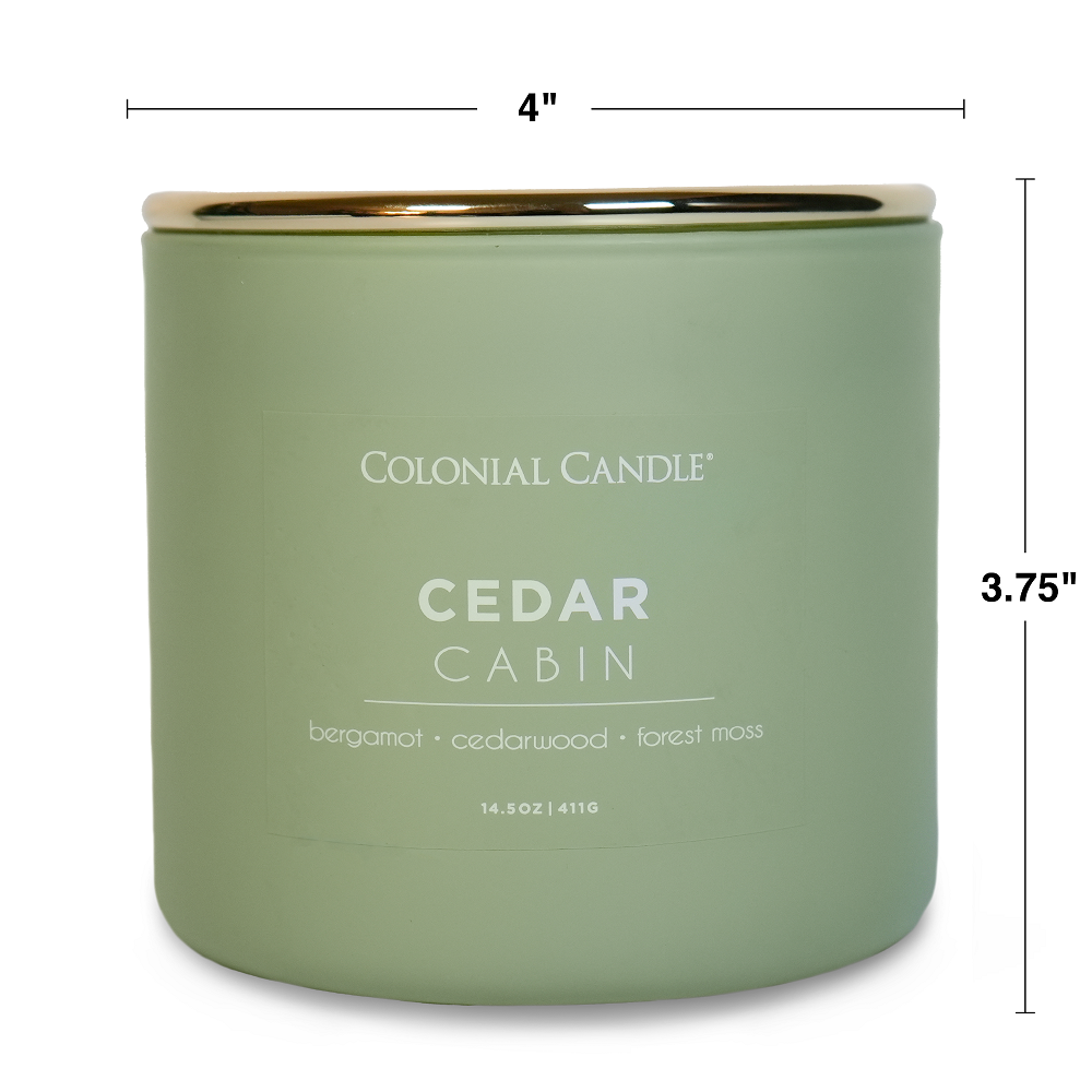 Cedar Cabin, 14.5oz, Pop of Color