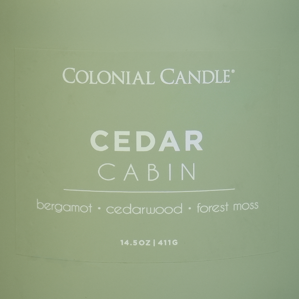 Cedar Cabin, 14.5oz, Pop of Color