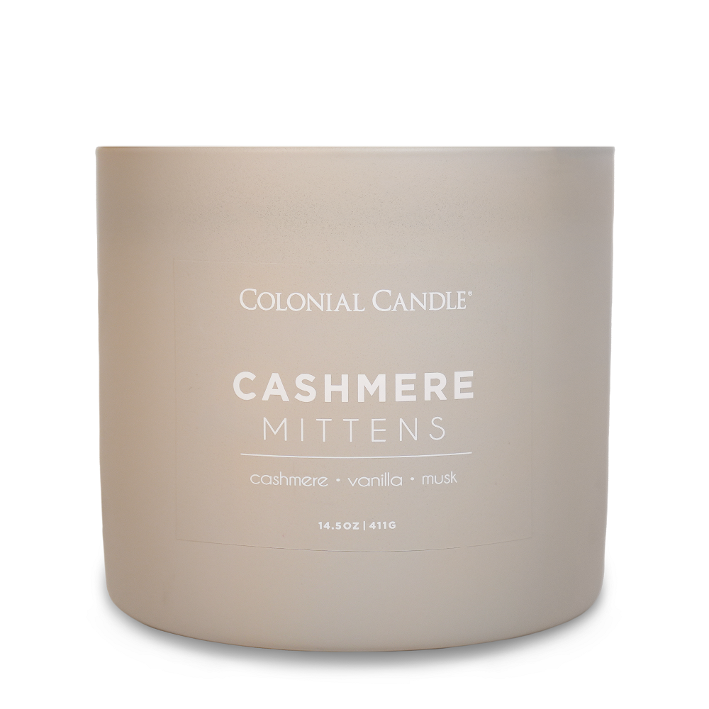 Cashmere Mittens, 14.5oz, Pop of Color