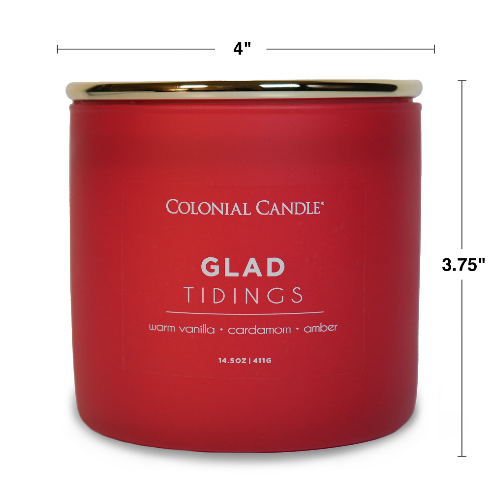 Glad Tidings, 14.5oz, Pop of Color