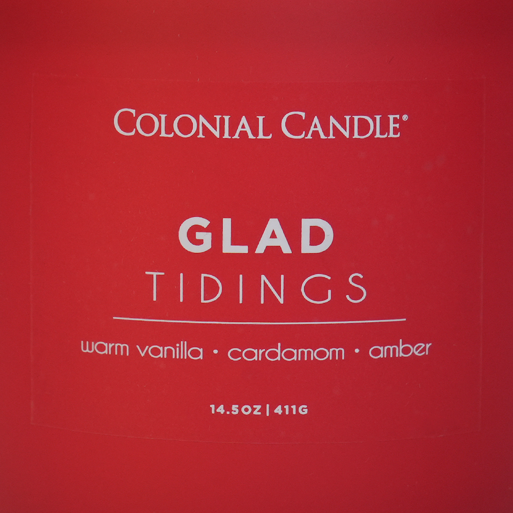 Glad Tidings, 14.5oz, Pop of Color