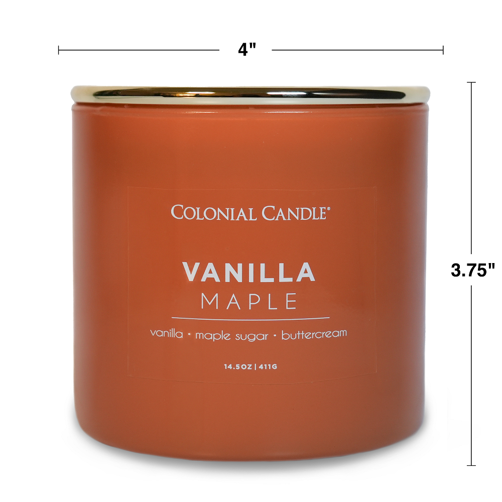Vanilla Maple, 14.5oz, Pop of Color