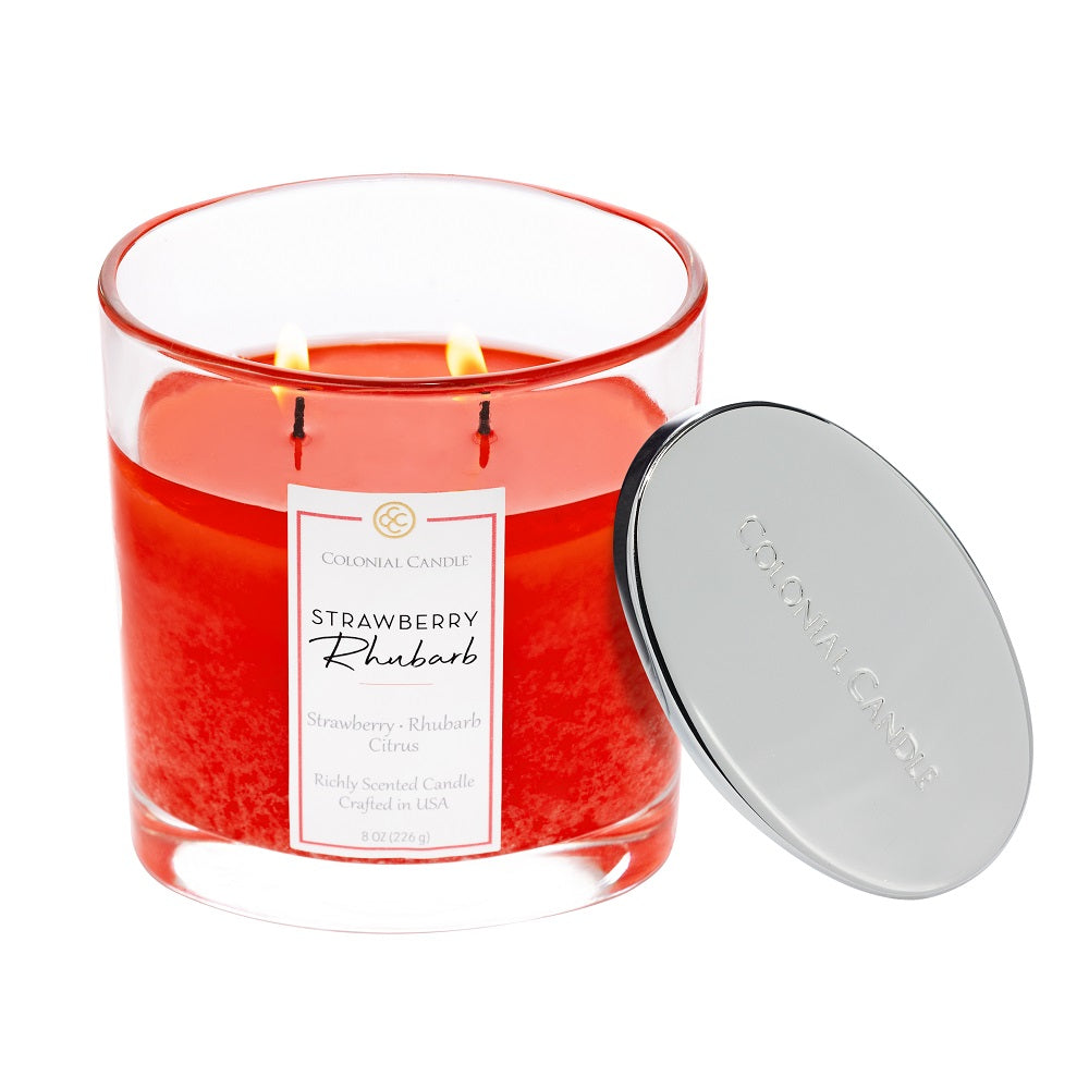 Strawberry Rhubarb, 8oz, Classic Ovals