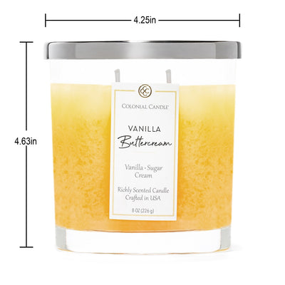 Vanilla Buttercream, 8oz, Classic Ovals