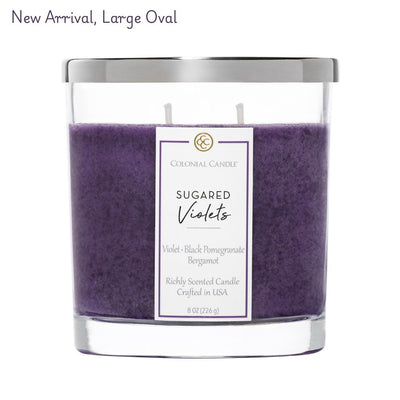 Sugared Violets, 8oz, Classic Ovals