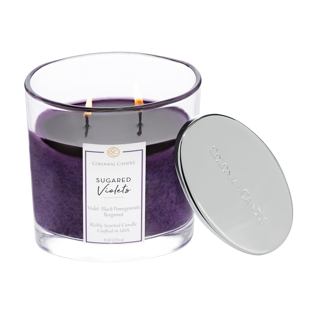 Sugared Violets, 8oz, Classic Ovals