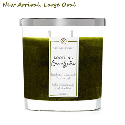 Soothing Eucalyptus, 8oz, Classic Ovals