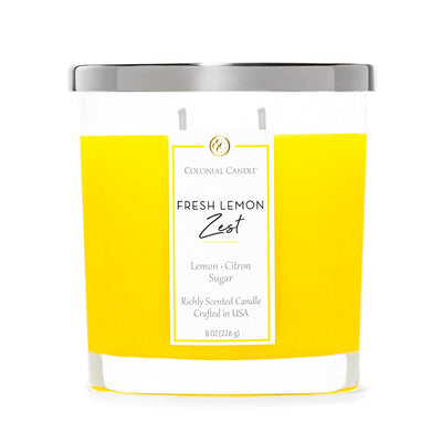 Fresh Lemon Zest, 8oz, Classic Ovals