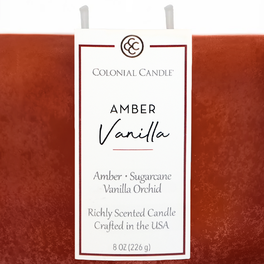 Amber Vanilla, 8oz, Classic Ovals