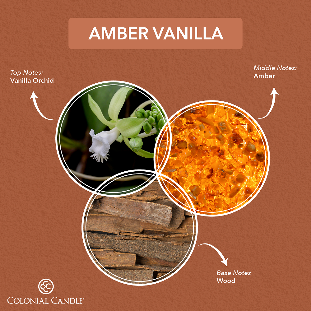 Amber Vanilla, 8oz, Classic Ovals