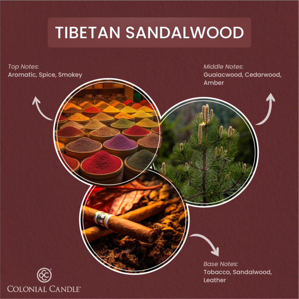 Tibetan Sandalwood, 8oz, Classic Ovals