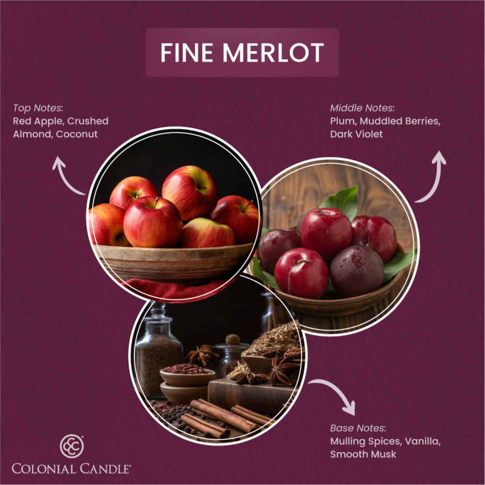 Fine Merlot, 8oz, Classic Ovals
