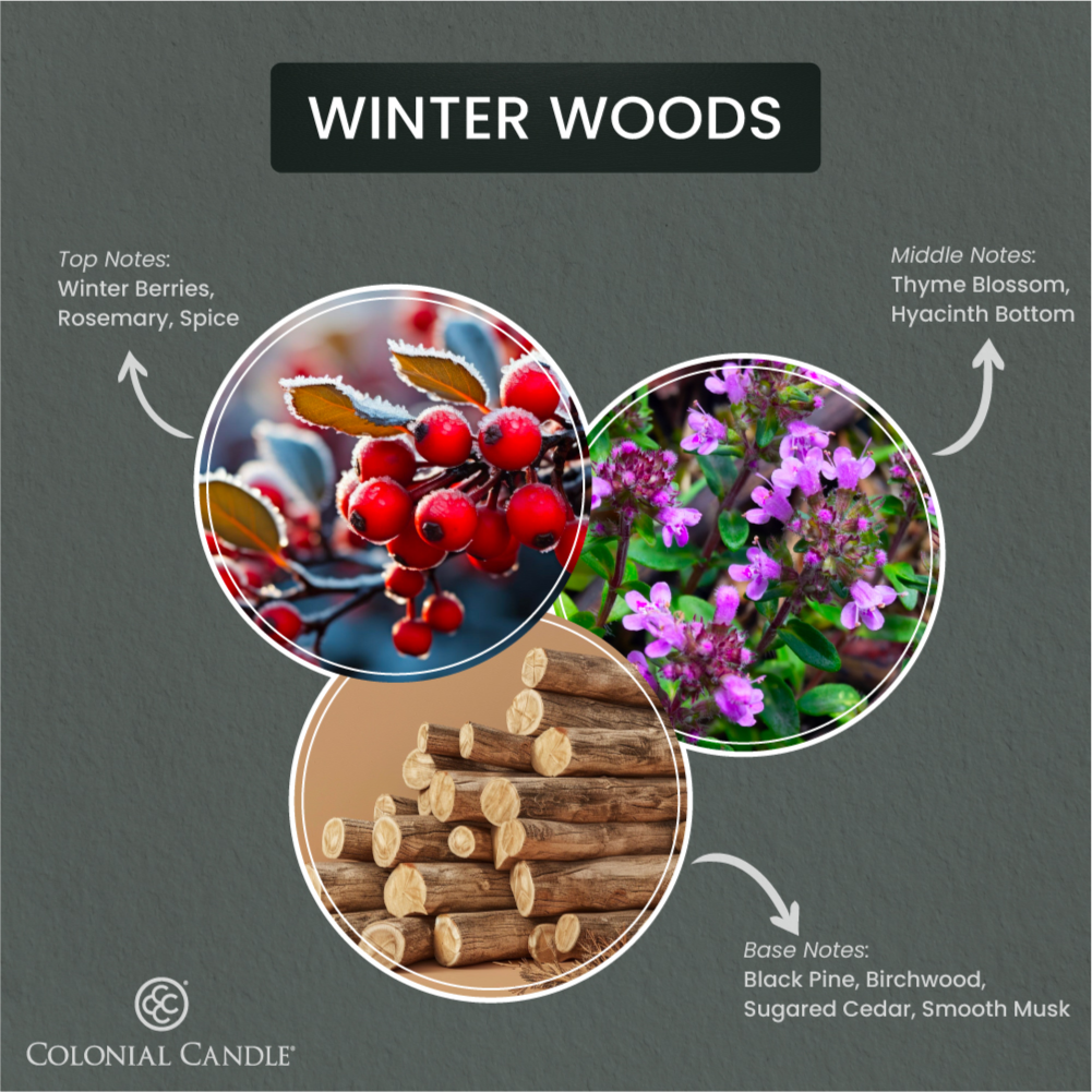 Winter Woods, 8oz, Classic Ovals