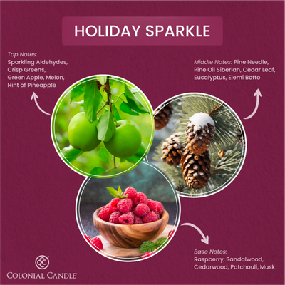 Holiday Sparkle, 8oz, Classic Ovals