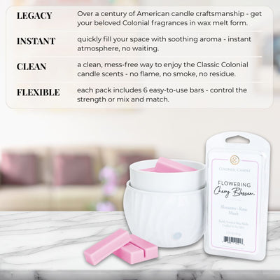 Flowering Cherry Blossom, 2.75oz, Wax Melts